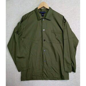 Polo Ralph Lauren Sleep Shirt Pajama Top Mens  M Long Sleeve Sleepwear Button Up